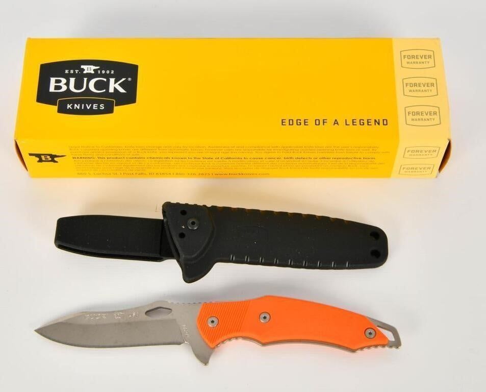 Lot 1448: 2 Buck Knives in the Boxes