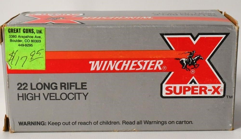 Lot 1468: 500 rd Winchester .22 LR high velocity ammunition