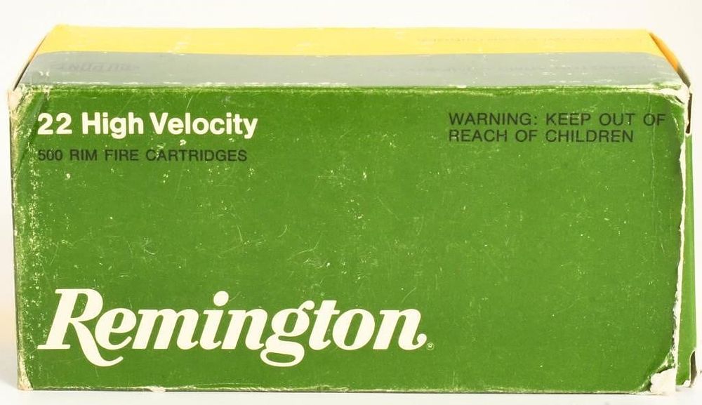 Lot 1588: 500 rds Remington High velocity .22 LR ammunition