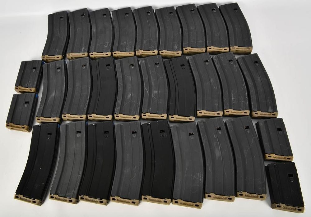 Lot 1631: 26 Magpul Metal AR-15 Magazines