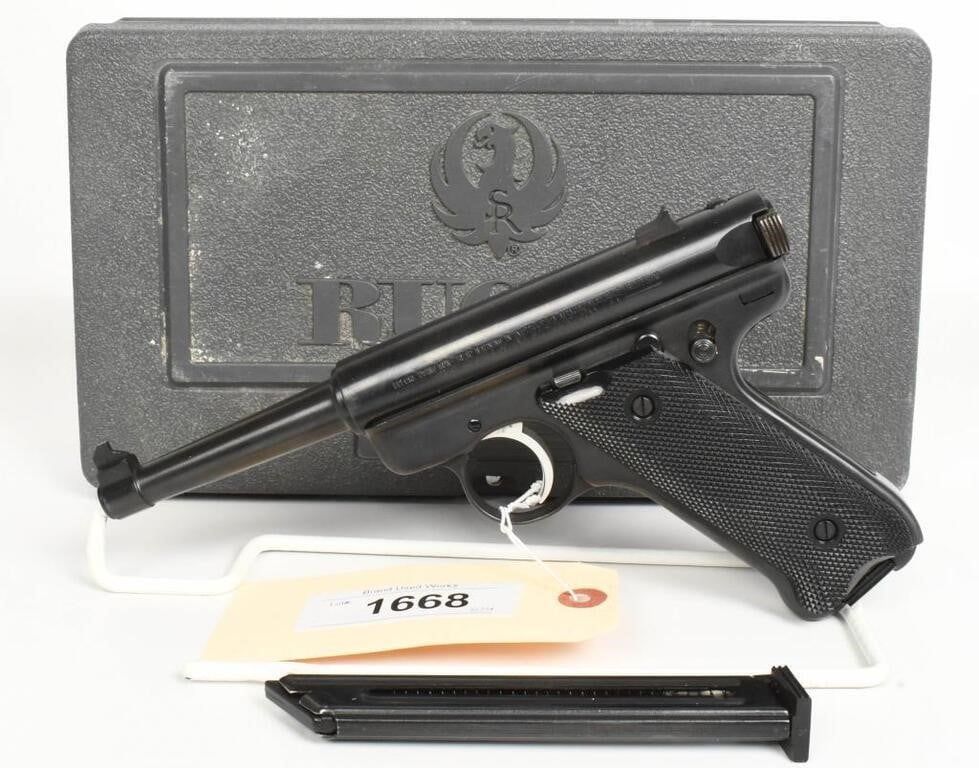 Lot 1668: Ruger Mark II Standard Pistol .22 LR