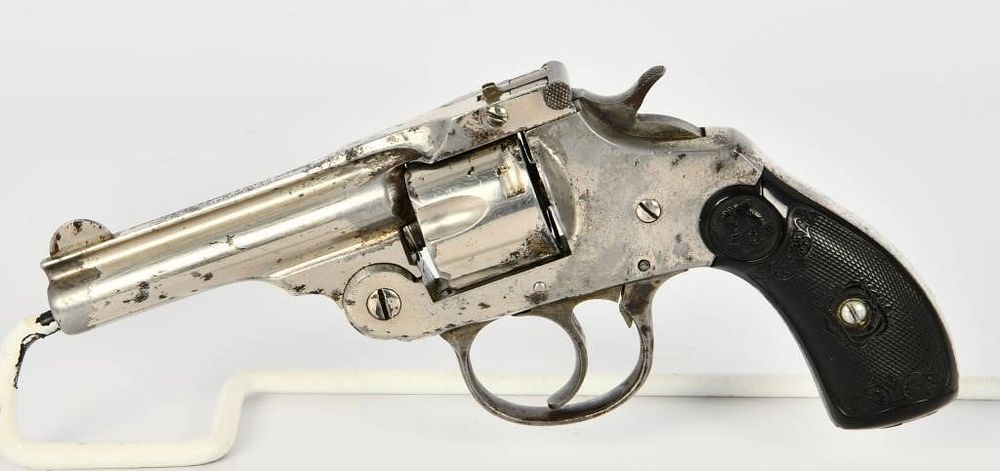 Lot 1698: Iver Johnson Top Break Revolver .38 Caliber