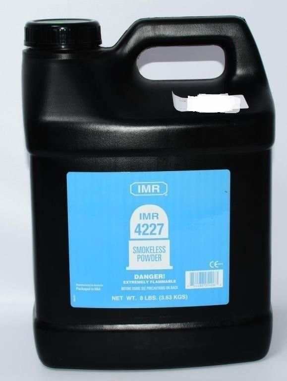 Lot 59: 8 LB Container Of IMR 4227 Smokeless Gun...