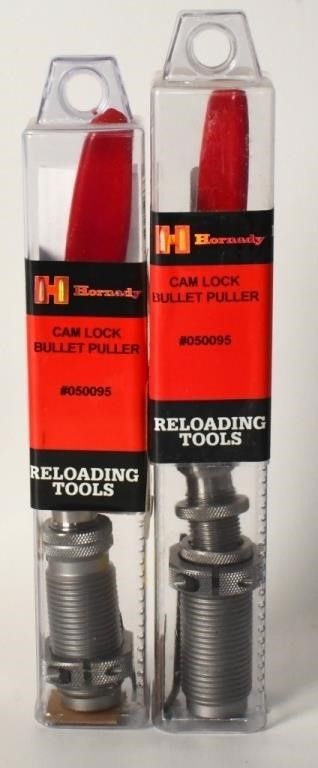 Lot 62: 2 Hornady Cam Lock Bullet Pullers