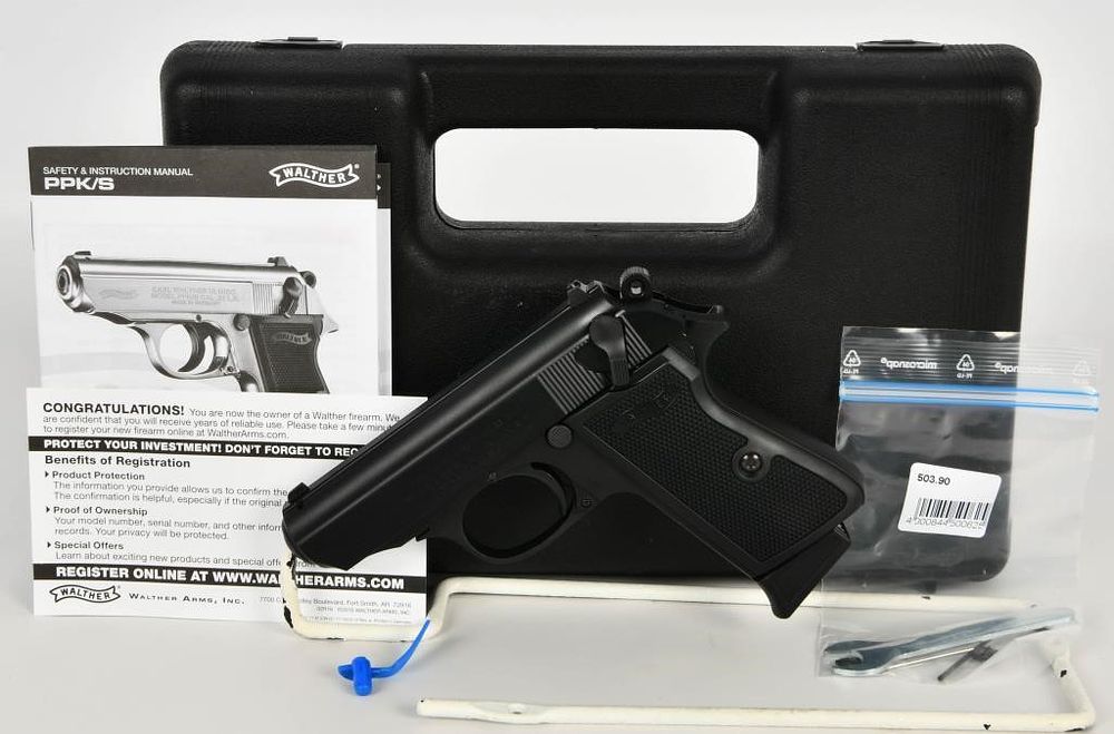 Lot 75: Brand New Walther PPK/S Semi Auto Pistol .22 LR