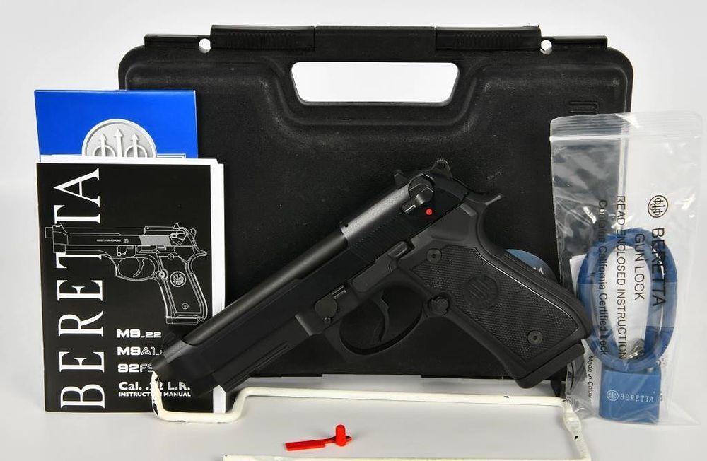 Lot 93: Beretta M9A1-22 Semi Auto Pistol .22 LR