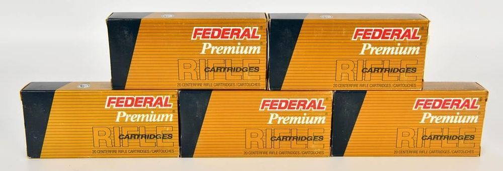 Lot 94: 100 Rounds Federal Premium .22-250 Rem Ammo