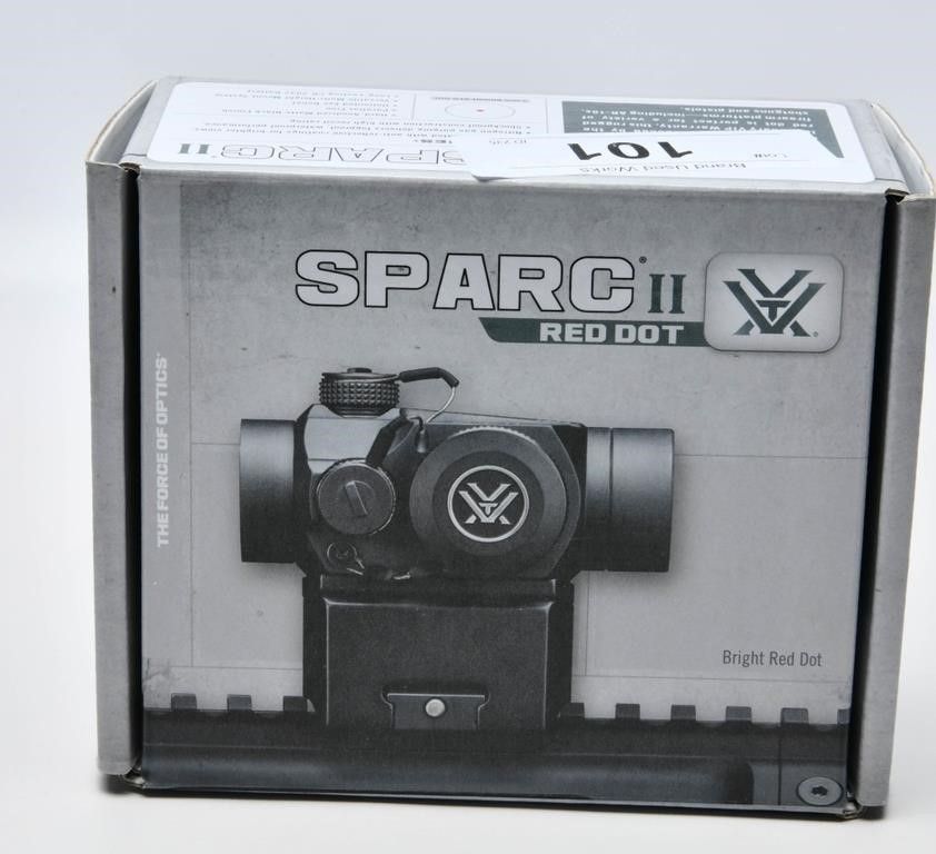 Lot 101: Vortex Sparc II Red Dot sight in box