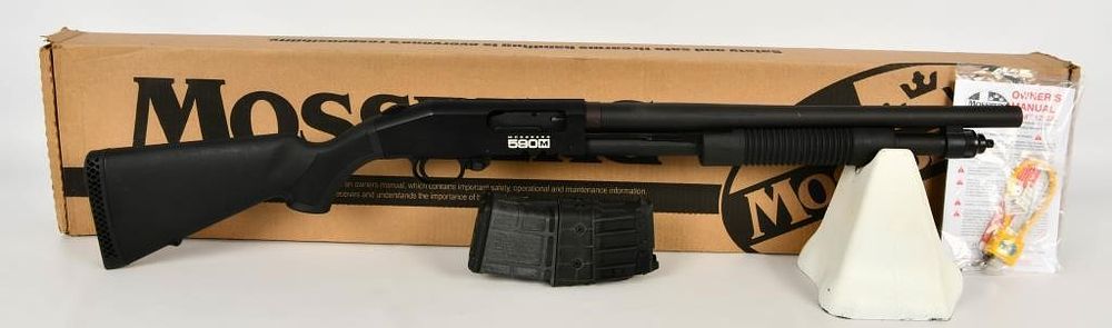 Lot 168: Mossberg 590M Mag-Fed Pump Action Shotgun