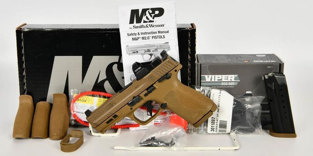 Lot 171: Smith & Wesson M&P 2.0 Compact FDE 9mm Vortex
