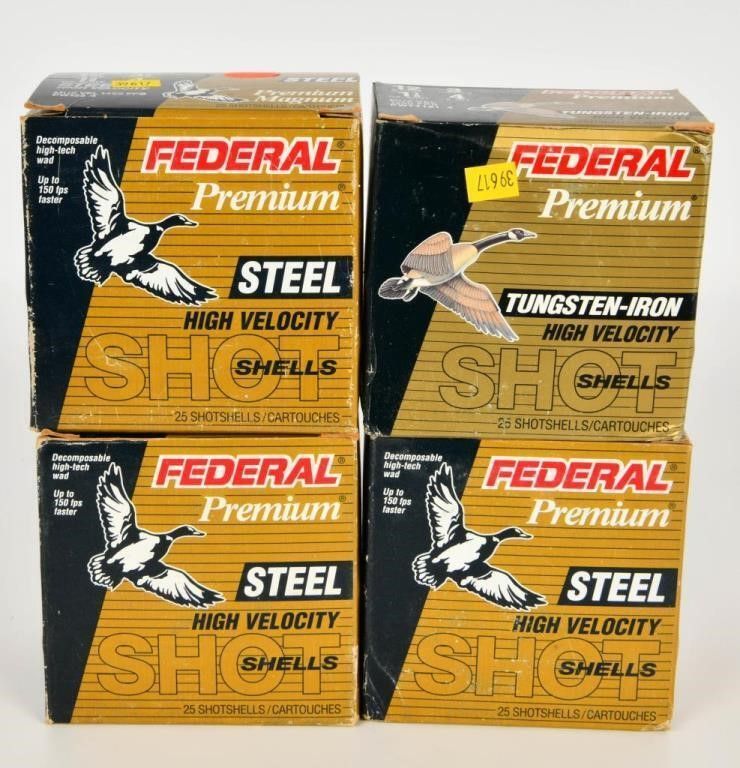 Lot 178: 100 Rounds Of Federal 12 Ga Magnum Shotshells