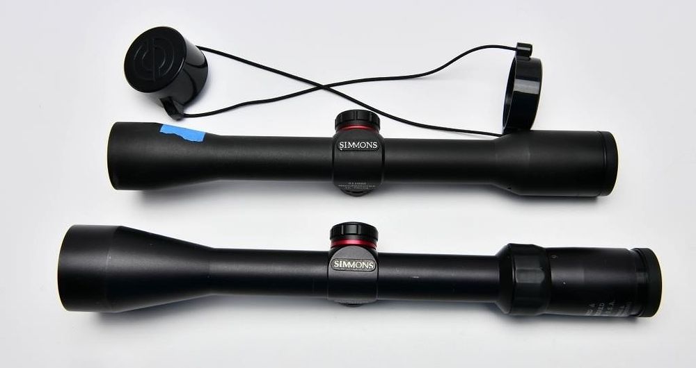 Lot 182: 2 Simmons Matte Black Riflescopes
