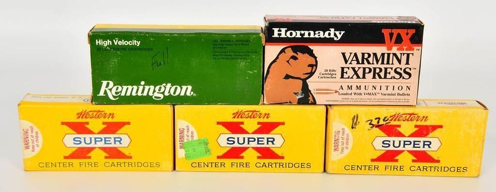 Lot 202: 60 Rounds of .22-250 Rem Ammunition