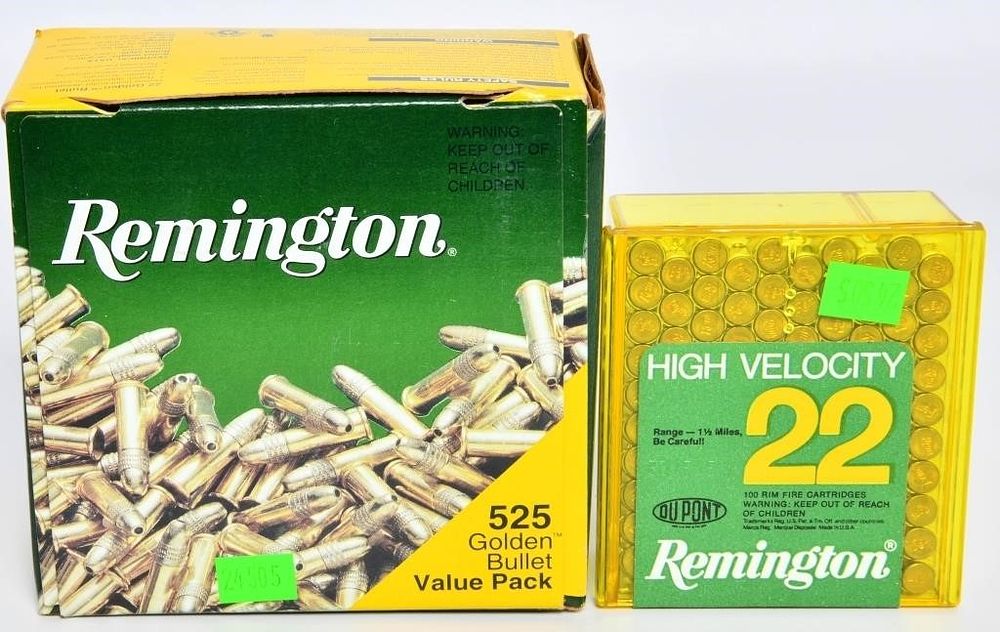 Lot 203: 625 Rounds of Remington .22 LR Ammunition