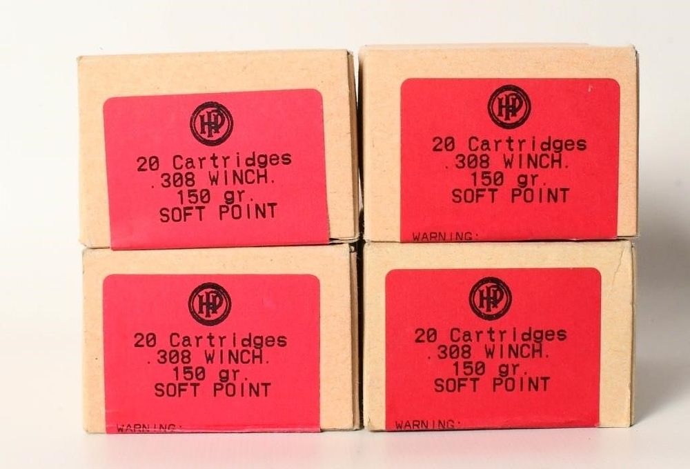 Lot 220: 80 Rounds Of .308 Winchester SP Ammunition