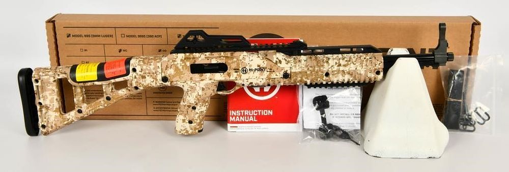 Lot 246: Hi-Point 995TS Carbine Camo DD 9mm