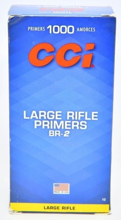Lot 248: 1000 Count Of CCI BR-2 Large Rifle Primers