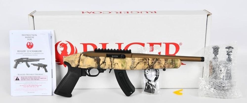 Lot 267: NEW Ruger 22 Charger Go Wild Bronze Pistol .22 LR