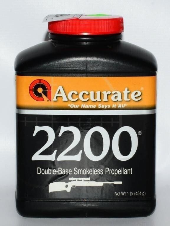 Lot 275: 1 LB Container Of Accurate 2200 Rifle Gun...