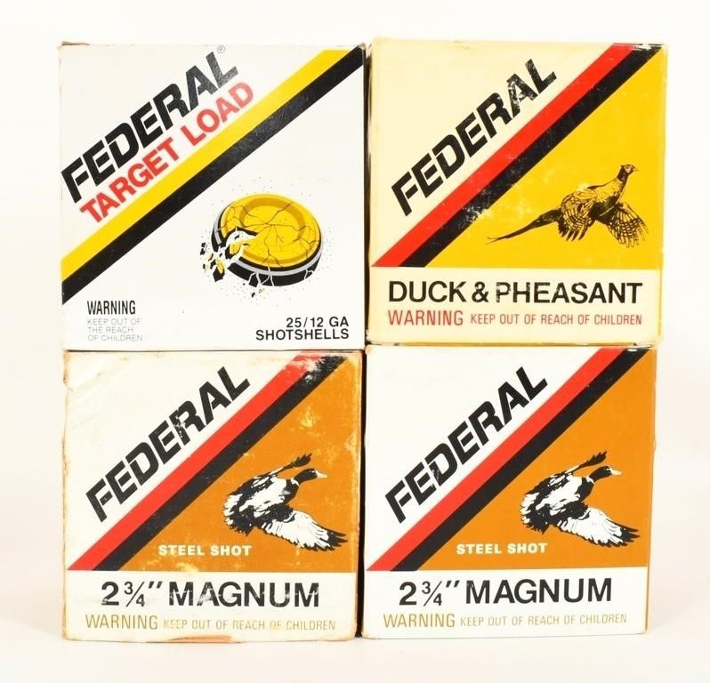 Lot 280: 100 Rounds Of Federal 12 Ga Shotshells