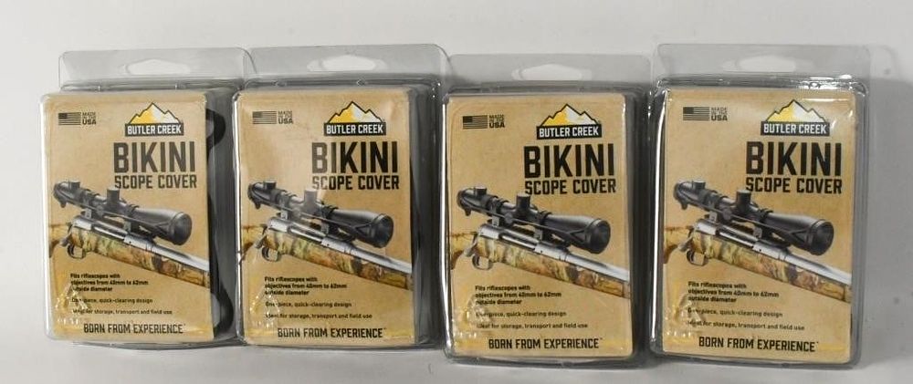 Lot 287: 4 NIP Butler Creek Bikini Scope Covers