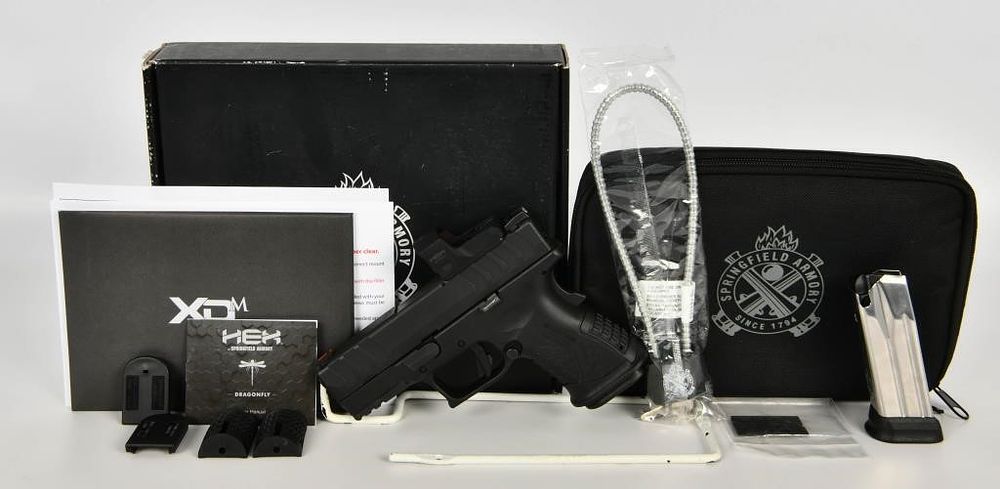 Lot 291: Springfield XD-M Elite Compact OSP Dragonfly 9MM