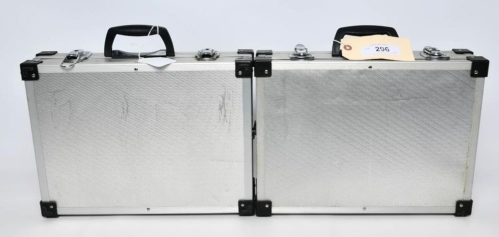 Lot 296: 2 Large Size Padded Pistol Carry Cases