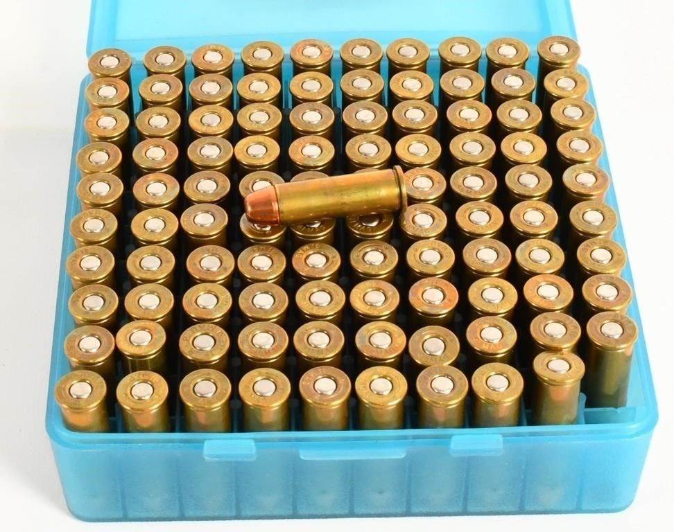 Lot 298: 100 Rounds Of Reman .41 Magnum Ammunition