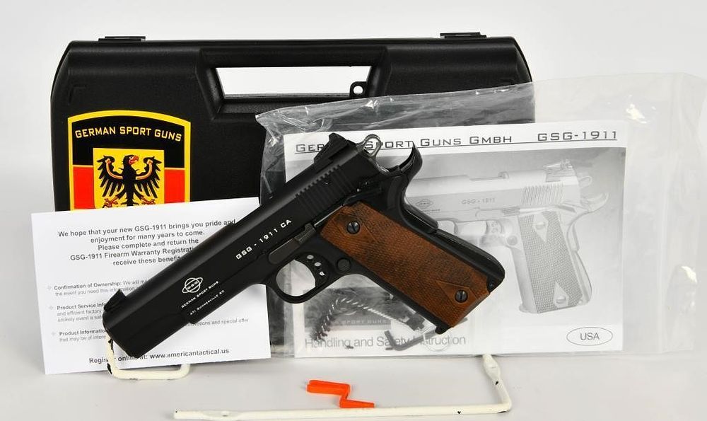 Lot 369: American Tactical Imports GSG 1911 Semi Auto .22