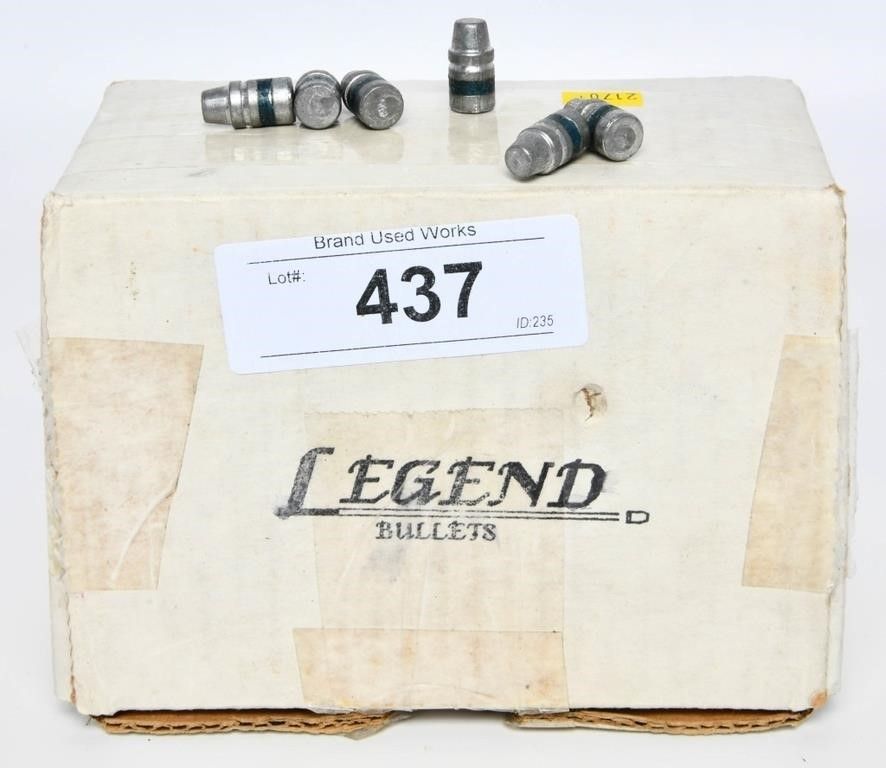 Lot 437: Approx 500 Ct Of .38 Special Reloading Bullet Tips