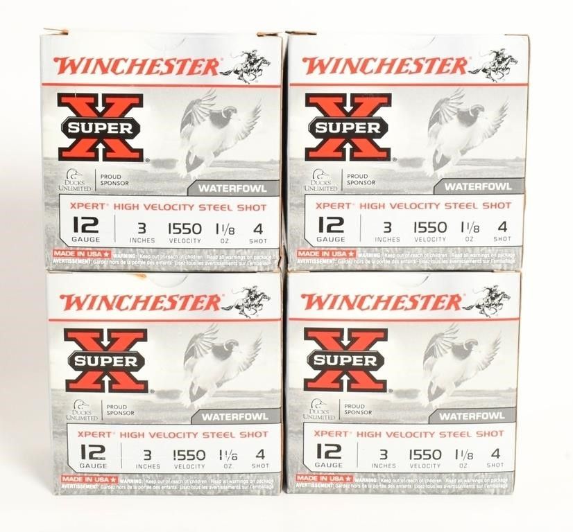 Lot 457: 100 Rounds Of Winchester Super-X 12 Ga Shotshells