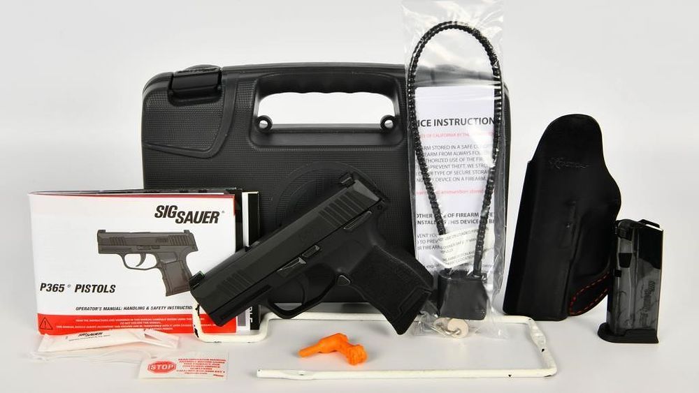 Lot 489: SIG Sauer P365 Micro-Compact 9mm Semi Auto