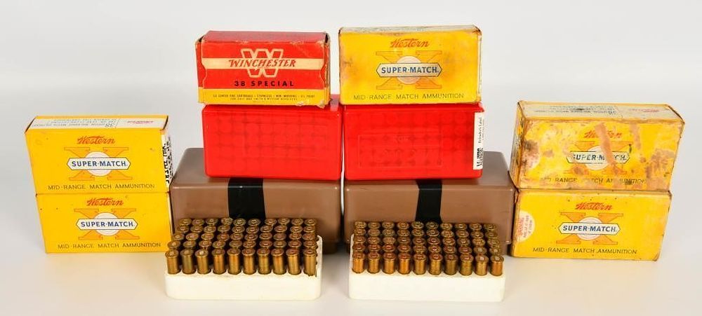 Lot 502: Approx 600 Rounds Of Reman .38 SPL Ammunition