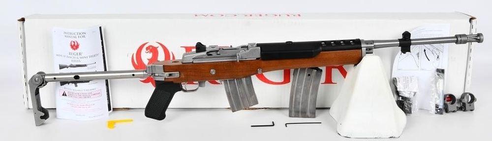 Lot 540: NEW Ruger Mini-14 Tactical Walnut / Stainless 5.56