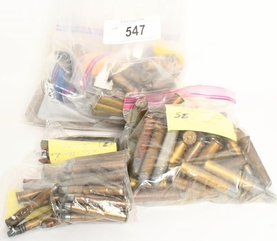 Lot 547: Large Lot of Various Caliber Collector Ammunition