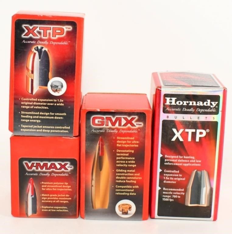 Lot 602: Lot of Various Caliber Reloading Bullet Tips