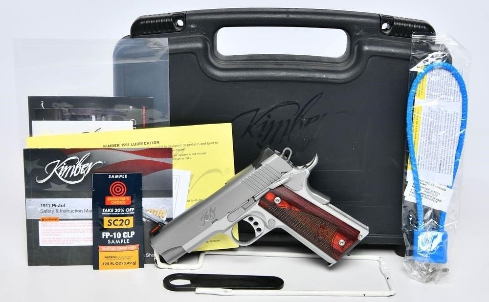 Lot 627: Kimber 1911 Stainless Pro Carry II Pistol .45 ACP