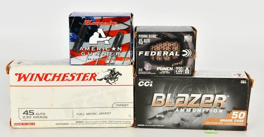 Lot 628: 130 Rounds Of .45 ACP Ammunition