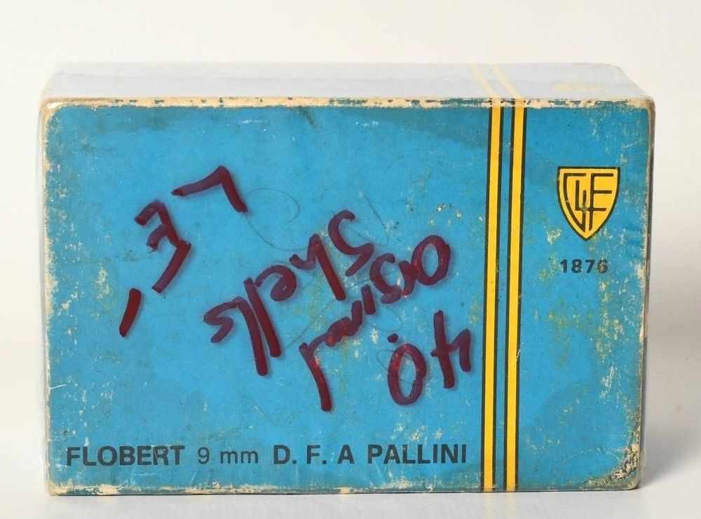 Lot 670: Box Of Pallini 9mm Flobert Ammunition
