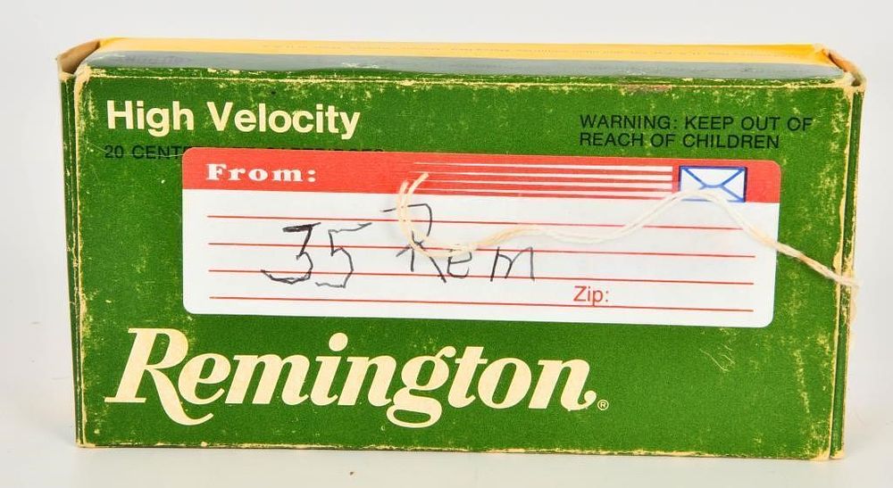 Lot 682: 20 Rounds Of Remington .35 Rem Ammunition