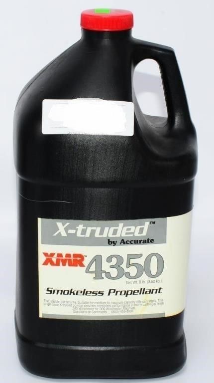 Lot 695: 8 LB Container Of X-Truded 4350 XMR Gun...