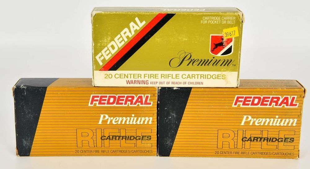 Lot 1051: 58 Rounds Of Federal 7mm Rem Mag Ammunition