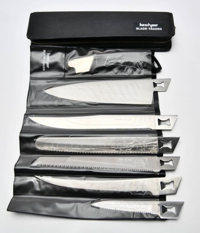 Lot 1079: Kershaw Kai Blade Trader Interchangeable 6 Blade