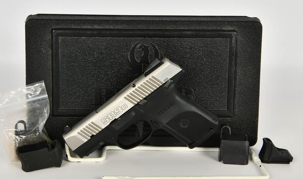 Lot 1092: Ruger SR9c Compact Semi Automatic Pistol 9mm