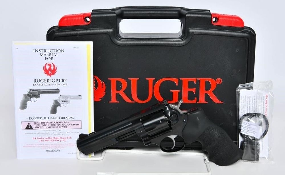 Lot 1116: NEW Ruger GP100 Revolver .357 Magnum 5" Barrel