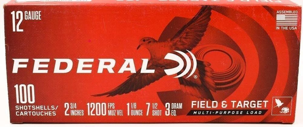 Lot 1132: 100 Rounds Of Federal 12 Ga Shotshells, 2...