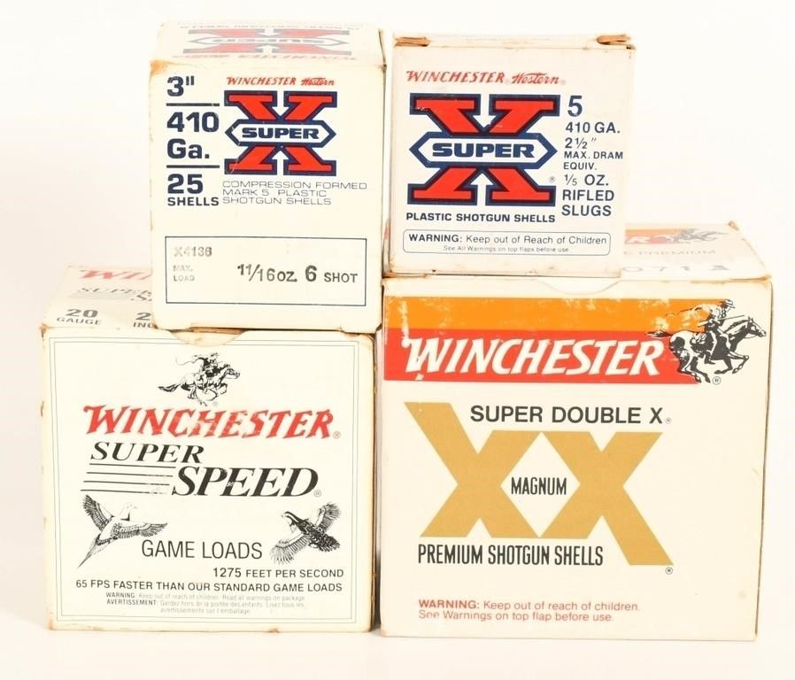 Lot 1144: 75 Rounds Of .410 Ga , 12 Ga & 20 Ga Shotshells