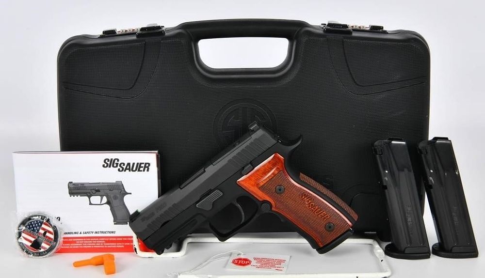 Lot 1146: NEW Sig Sauer Custom Works P320 AXG Classic 9MM
