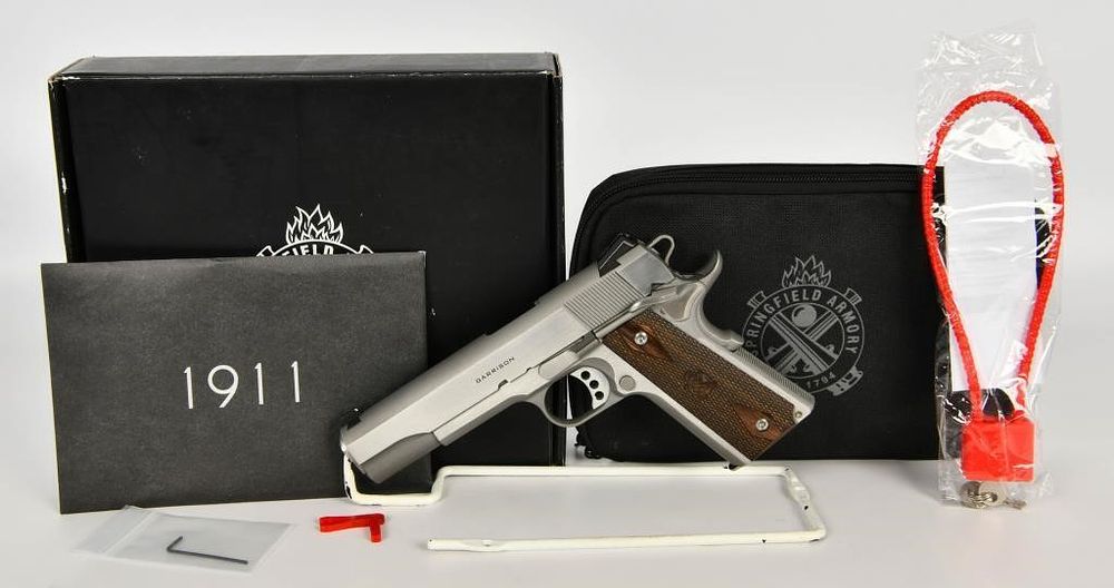 Lot 1158: Springfield Armory Garrison 1911 Semi Auto Pistol