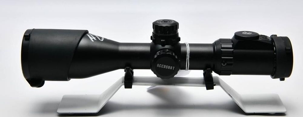 Lot 1160: Accushot 3-12x44 Mini SWAT Mil-dot Riflescope